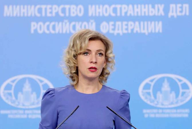 Maria Zakharova: «La Fédération de Russie déploie des efforts importants pour trouver des 
moyens de résoudre pacifiquement le conflit du Haut-Karabakh» 
