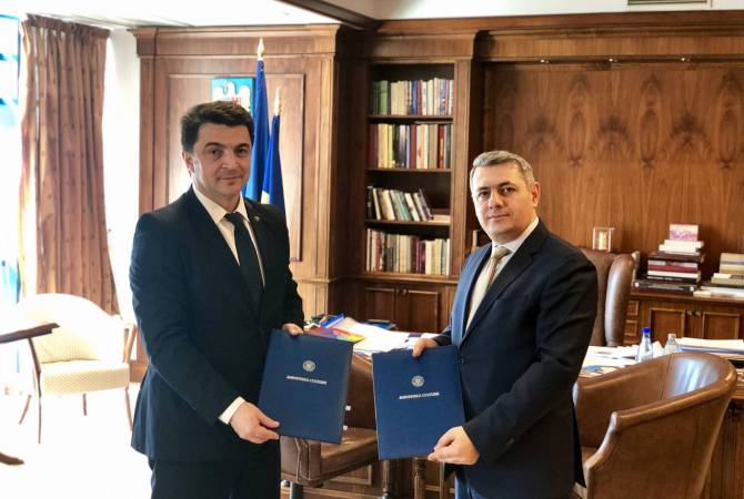 L'Arménie et la Roumanie ont signé un programme de coopération dans le domaine de la 
culture
