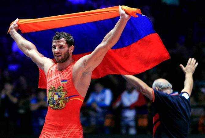 عضو منتخب أرمينيا للمصارعة الرومانية-بطل العالم وأوروبا-مكسيم مانوكيان يحرز البطولة الدولية في 
بلغاريا