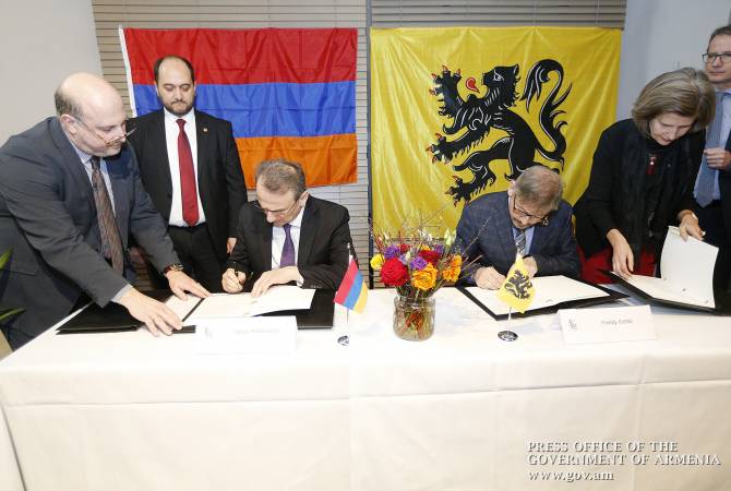 L'Arménie et la Belgique vont développer une coopération en matière d'éducation et de 
recherche ; Des mémorandums d’accord ont été signés dans le cadre de la visite du Premier 
ministre