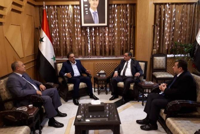 Armenia the only country that has preserved 2 diplomatic representations in Syria – Aleppo 
Governor receives Armenian Ambassador