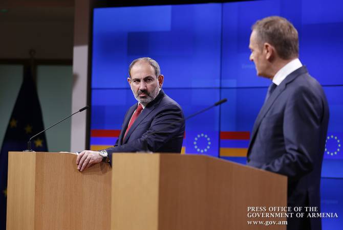 نقدر تقديراً عالياً موقف الاتحاد الأوروبي المتوازن بشأن صراع ناغورنو كاراباغ وأرمينيا ملتزمة بالتسوية 
السلمية الحصرية للصراع- رئيس الوزراء نيكول باشينيان من بروكسل-
