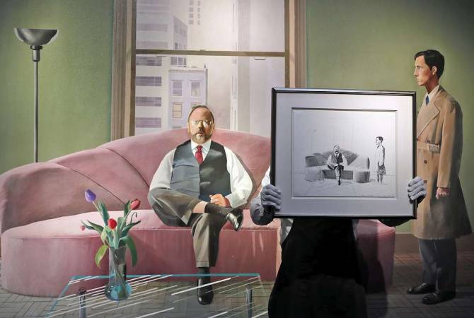 Портрет кисти Дэвида Хокни продали на аукционе за $49,4 млн