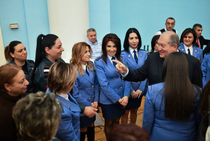 Women unite beauty, love and happiness – President Sarkissian on March 8
