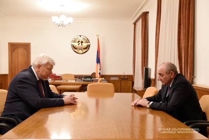 Artsakh President, OSCE’s Andrzej Kasprzyk meet to discuss LoC situation 