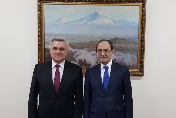 Le vice-ministre des Affaires étrangères a discuté avec l’Ambassadeur d’Ukraine de l’agenda 
bilatéral 