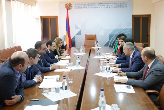 Armenian minister receives World Bank’s project mission