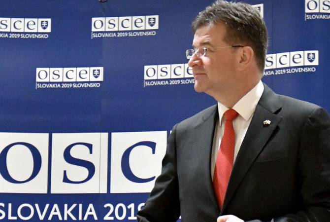 Visite du Président en exercice de  l’OSCE Miroslav Lajčák en Arménie 