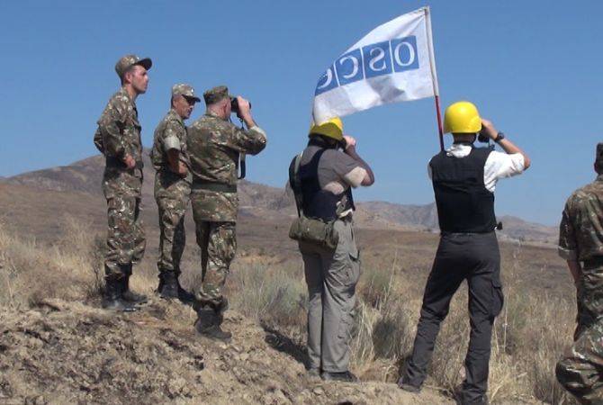 OSCE conducts ceasefire monitoring on Artsakh-Azerbaijan line of contact
