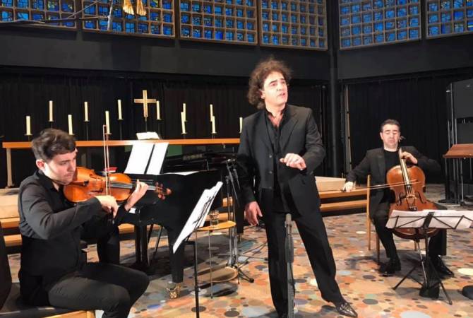 Тенор Масис Аракелян выступил в Берлине с концертом, посвященным 2800-летию 
Эребуни-Еревана