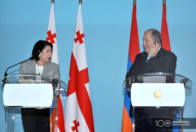Президент Грузии Саломе Зурабишвили пригласила президента Армении Армена Саргсяна 
принять участие в Батумской конференции