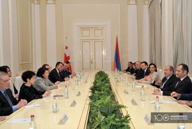 История двух народов сегодня дополнена потенциалом будущего: состоялась армяно-
грузинская встреча высокого уровня