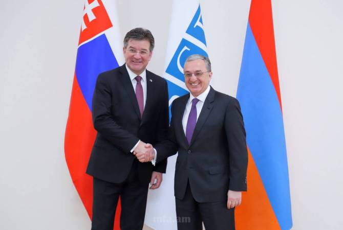 Armenian FM, OSCE Chairperson-in-Office highlight installation of mechanisms preventing 
incidents in conflict zone