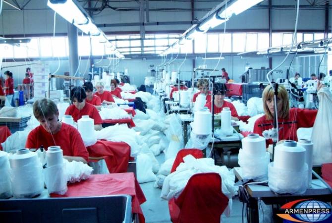 Environ 600 millions de drams d’investissement dans une  société de production textile de 
Gumri 
