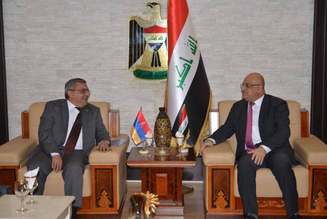 Armenian Ambassador, Iraqi trade minister discuss cooperation prospects