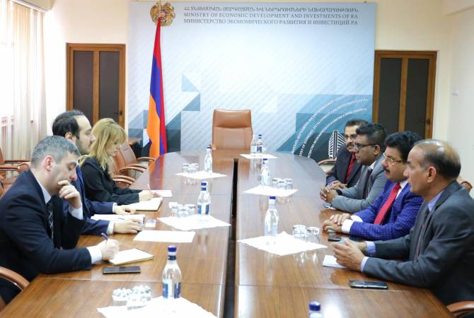 Indian businessmen plan to make investments in Armenia