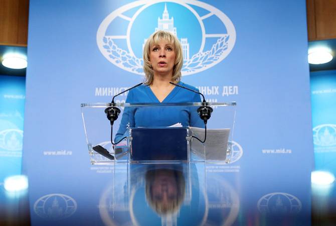 Пресс-секретарь МИД РФ подтвердила готовность Москвы предоставить площадку для 
диалога по нагорно-карабахского конфликту

