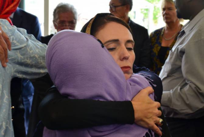 New Zealand’s PM visits mosque attack victims