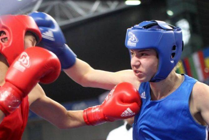 La boxeuse Anoush Grigorian, championne d’Europe junior 