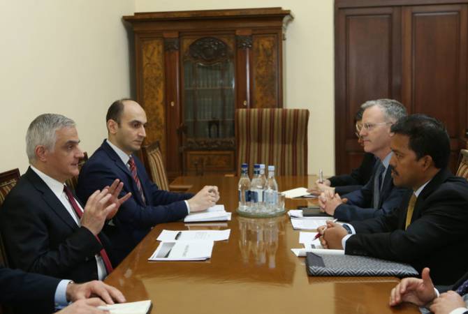 Делегация АБР представила вице-премьеру Армении направления развития 
сотрудничества
