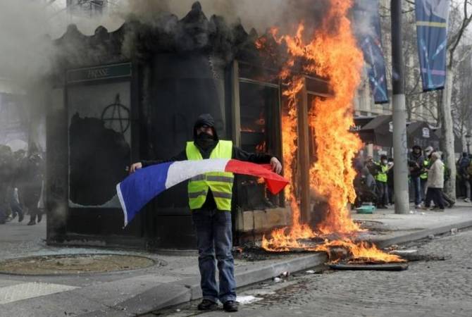 Ֆրանսիայի իշխանությունները հաշվել են «դեղին բաճկոնավորների» ցույցերի պատճառած վնասը
