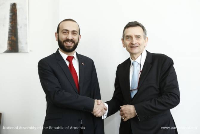 Speaker of Parliament of Armenia continues meetings in Germany