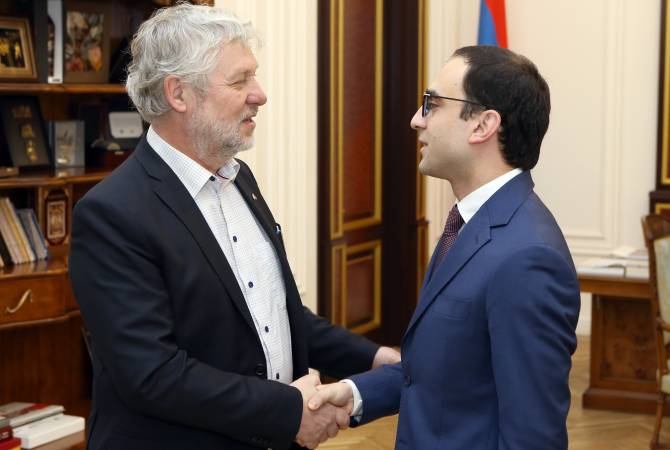 Armenian deputy PM holds meeting with Swedish Minister for International Development 
Cooperation
