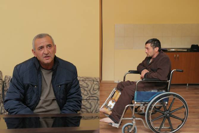 The father of jailed Armenian citizen in Azerbaijan visits Azerbaijani trespasser