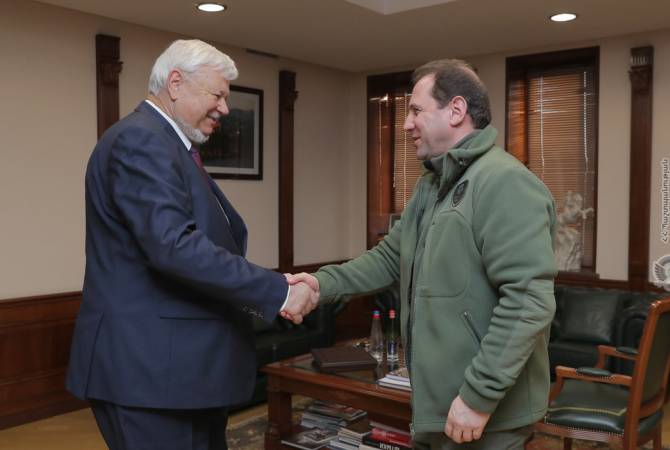 Armenian defense minister, OSCE’s Kasprzyk discuss Artsakh LoC situation 