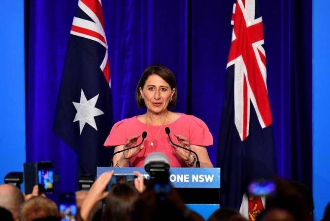 Gladys Berejiklian becomes first elected female Premier of New South Wales, Australia