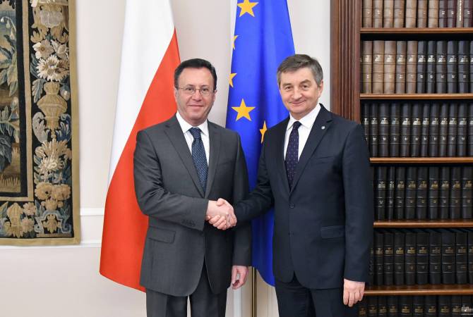 Armenian Ambassador meets with Speaker of Polish Sejm