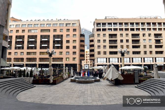В сердце Еревана открылась Площадь Европы