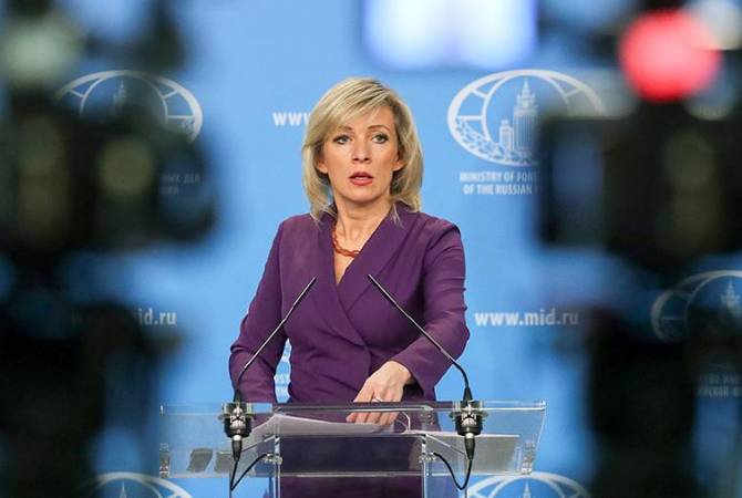 The situation with Nagorno Karabakh conflict settlement will be analyzed during the meeting of 
MG Co-chairs, Armenian and Azerbaijani FMs – Maria Zakharova