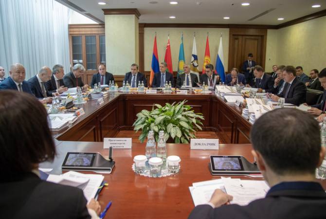 Armenian Deputy PM chairs Eurasian Economic Council session – next session to be held in 
Yerevan