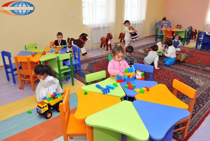 В текущем году в Ереване будет отремонтировано 48 детских садов