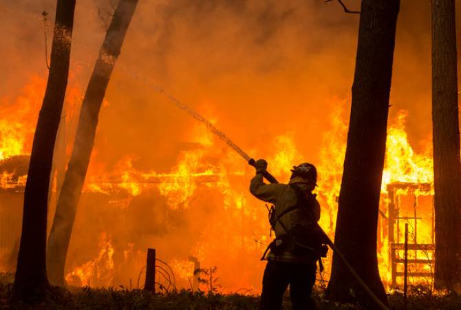 Խոշոր հրդեհ՝ Վրաստանի արեւմուտքում. կրակը 20 հեկտար անտառ Է ճարակել