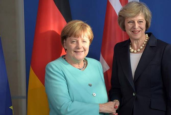  Мэй и Меркель обсудили на встрече в Берлине отсрочку Brexit 