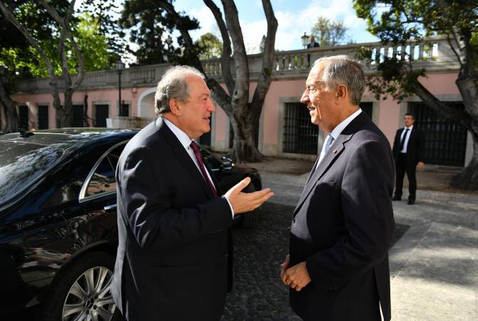 Armenia, Portugal can be successful partners in a number of fields: President Sarkissian meets Portuguese counterpart