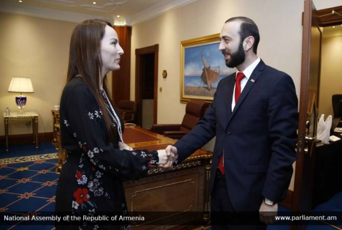 Speaker Mirzoyan introduces Armenia’s recent changes to IPU President