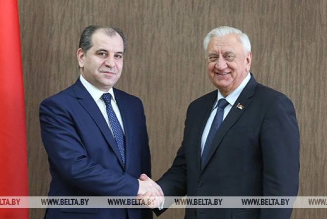 Բելառուսի խորհրդարանի ղեկավարը Հայաստանին առաջարկել է ակտիվացնել 
համագործակցությունը ներդրումների ոլորտում

 