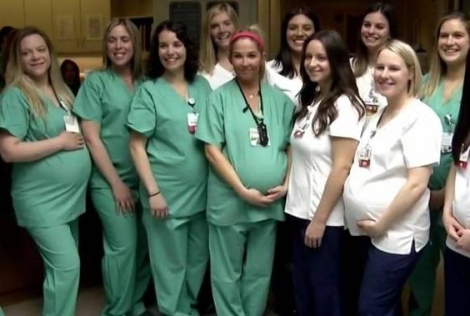 Հիվանդանոցի ծննդաբերական բաժանմունքում միաժամանակ հղիացել Է 15 աշխատակցուհի 
