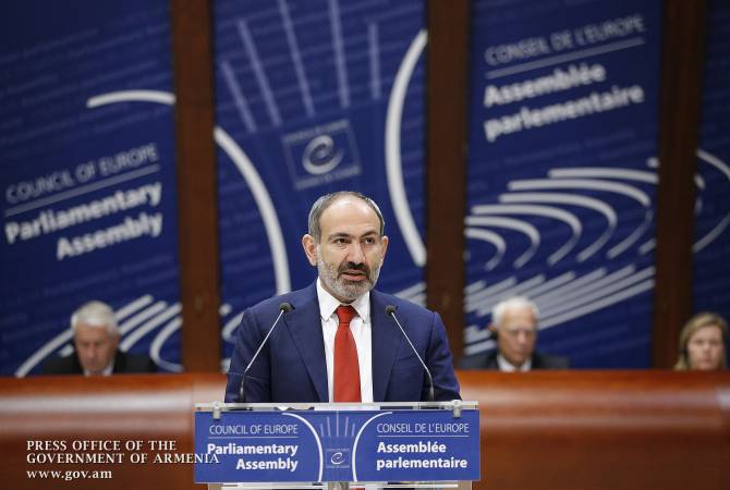 PACE spring session: Pashinyan speaks about discussions on introducing stolen asset recovery 
mechanism 