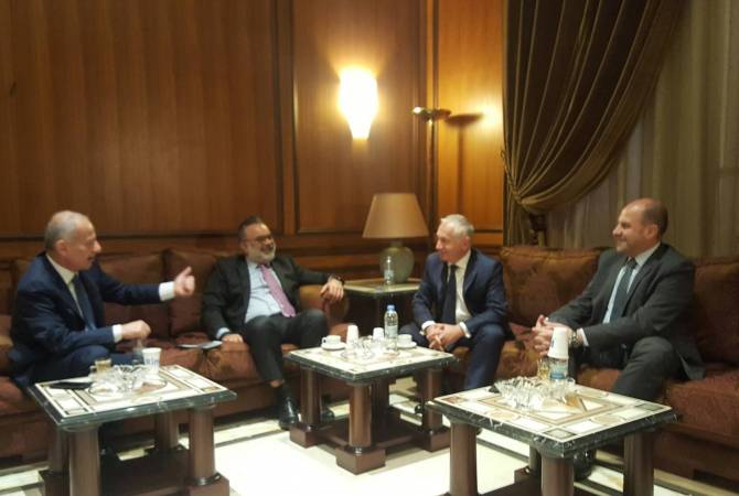 Посол Армении встретился с членами парламентской группы дружбы Ливан-Армения