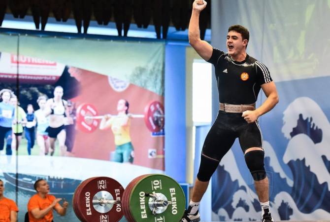Самвел Гаспарян — вице-чемпион  первенства Европы  по тяжелой  атлетике