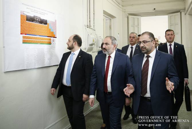 Le Premier ministre Nikol Pashinyan a pris connaissance du processus de réforme à l'Université 
agraire