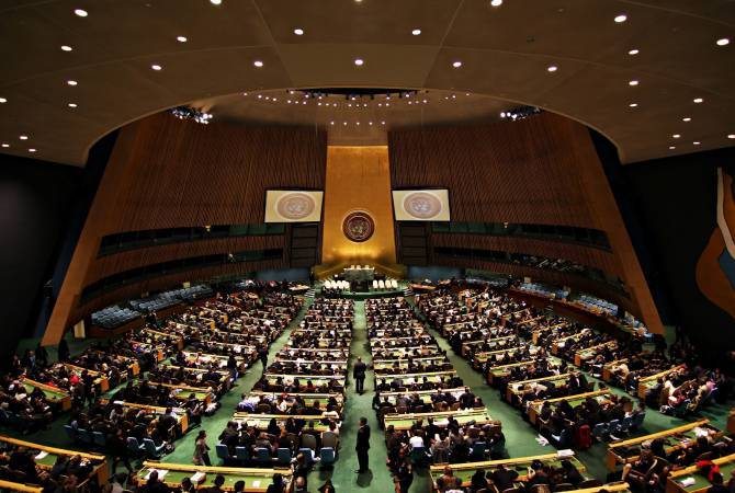 UN General Assembly adopts resolution on cooperation with OIF presented by Armenia’s 
coordination