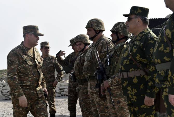Начальник Генштаба ВС Армении посетил северо-восточную приграничную зону