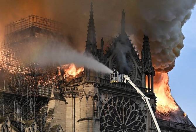 Queen Elizabeth extends sincere admiration to French emergency services for extinguishing fire 
in Notre Dame