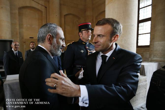 Le Premier ministre Nikol Pashinyan a adressé un message de condoléances au Président 
français Emmanuel Macron
