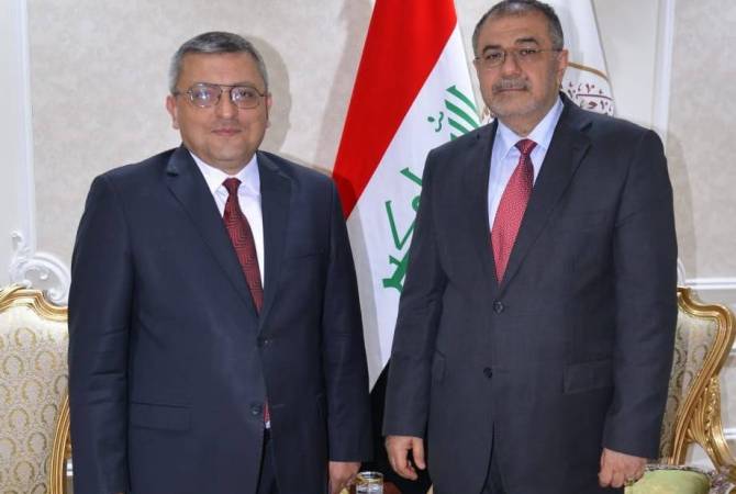 Hratchia Poladian a rencontré le ministre irakien de l'Enseignement supérieur et de la Recherche 
scientifique
